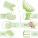 Jade Stone Guasha Comb Set for Head Massage and Therapy - 2 Pieces - Buy Online on GoSupps.com