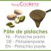  ScrapCooking ScrapCooking - Pistachio Praline Paste 200g - Ingredient for Pastries Desserts Macarons Entremets Cakes Ice Cream Small - Buy Online on GoSupps.com