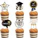 24 Pcs Graduation Season Themed Cupcake Toppers Cake Topper Graduation Party Cake Decorations Party Decorations For Graduation Season Themed Congrats Graduation Party Supplies - Buy Online on GoSupps.com