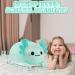 15.7 inch Green Axolotl Plush Pillow Stuffed Animal - Cute Hugging Doll for Kids - Children's Day/Valentine Gift - Buy Online on GoSupps.com