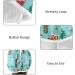 Microfiber Hair Drying Towel for Women - Christmas Snowman Motif 2 Pack - Quick Drying Hair Turban with Buttons - Buy Online on GoSupps.com
