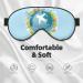 Dreaming Travel Sleep Mask - Adjustable Double-Sided Eye Mask for Perfect Shading & Reduced Eye Edema | Soft Sleeping Eye Covers for Ultimate Comfort - Buy Online on GoSupps.com