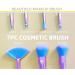 Unicorn Fan Makeup Brush Set | Crystal Sparkles Blue Blush Powder Lip Eye Shadow Eyebrow & Blender Brushes Perfect for Flawless Makeup Application - Buy Online on GoSupps.com