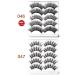 Buy Icycheer Mixed 3D Artificial Eyelashes | Full Strip Natural Long Thick Cross Wispy & Fluffy Doll Eyelashes for Cosplay | 60 Pairs Makeup - Buy Online on GoSupps.com