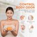 Persimmon Soap Bar for Body Odor Control | Purifying Deodorizing Wash for Men & Women | Skin Brightening & Hyperpigmentation Solution - Buy Online on GoSupps.com