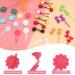 84-Piece Colorful Self Hinge Hair Barrettes & 17mm Ball Ponytail Holders Set for Girls - Elastic 80s 90s Hair Clip Pins Accessories - Buy Online on GoSupps.com