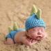 Leroro Newborn Dinosaur Costume Set for Photography - Crochet Knitted Outfit with Hat and Pants (0-12 Months) - Buy Online on GoSupps.com