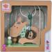 Eichhorn Baby Hipp Motor Loop - 2 Loops & Donkey Motif | 100% FSC Certified Beech & Birch Wood 6x18x18cm | Ideal for Kids 1 Year+ - Buy Online on GoSupps.com