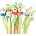 10Pcs Cartoon Wooden Earpick Ear Wax Remover with Hanging Strap - Model 23a 3cb db0 e27 d27 - Buy Online on GoSupps.com