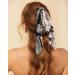 Satin Paisley Hair Scrunchies Set - 4pcs Long-Tail Hair Ribbons for Women and Girls | Summer Hair Ties and Styling Accessories - Buy Online on GoSupps.com