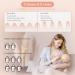 Wearable Breast Pump Plainless Electric Hands Free 2 Modes & 9 Levels with LCD Display Low Noise Rechargeable Wireless Protable Breast Pump with 21mm/24mm Flanges (Pink 2PCS) Breastfeeding Pump - Buy Online on GoSupps.com