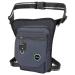 Thigh Bag, Larswon Leg Pouch Bag Thigh Pack Bag Tactical Waist Bag Motorcycle Bag (Navy)