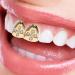 Didiseaon 2pcs Gold Decor Grills Grill Teeth Hip-hop Supplies Props Clothing Men and Women The Cross - Buy Online on GoSupps.com