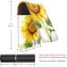 Luxury Leather Lipstick Case with Mirror | Mini Lip Gloss Organizer - Autumn Flower Design | Perfect for Travel - Buy Online on GoSupps.com