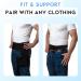 Ortho Wrap Hip & Groin Brace for Sciatica | Compression Sleeve for Hamstring Relief | Large Left Leg Support for Men & Women - Buy Online on GoSupps.com