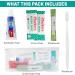 Travel-Sized Adult Dental Care Kit - TSA-Compliant Oral Care Bag with Toothbrush Floss Picks Toothpaste & Mint Mouthwash | Bulk Pack - Buy Online on GoSupps.com