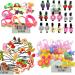Cuhair hair tie/ponytail holder sweet fruits flowers cartoon elastic accessories for baby children girls 20 pieces violet