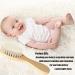Eycikafa Baby Hair Brush Set - Gentle Goat Bristles for Newborns & Toddlers - Cradle Cap Treatment - 2pcs (Green) - Buy Online on GoSupps.com
