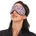 Sleep Mask - Light Blocking Leopard Print Eye Cover | Adjustable Soft Blindfold for Travel & Naps - Ideal for Men & Women - Buy Online on GoSupps.com
