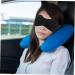6 Pcs 3D Stereo Goggles Men's Night Eye Sleeping Masks - Black Cotton Blindfold Set for Work and Travel - Pack of 6 - Buy Online on GoSupps.com