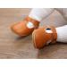 Baby Girls Mary Jane First Walking Shoes | Anti-Slip PU Leather Princess Shoes for Infants 0-6 Months (Dark Brown) - Buy Online on GoSupps.com