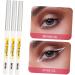 DRESSOOS 5pcs White Lying Silkworm Pen Eyeliner Pencil Eye Shadow Pencils Makeup Pen Brighten Cosmetics Girl - Buy Online on GoSupps.com