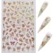 Butterfly Nail Art Stickers Decals Laser Butterfly Stickers Nail Designs 3D Gold Butterflies Nail Art Adhesive Sticker Sheets Nail Foil Luxury Butterfly Nail Stickers for Nail Art Decoration (8 Pcs) A1 - Buy Online on GoSupps.com