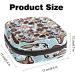 Women's Binding-Up Dog Tampon Storage Bags | Zippered Menstrual Bags with Pockets - Multi 0555 | International Shipping Available - Buy Online on GoSupps.com