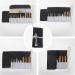 LUXJA Knitting Needles Organizer Rolling Bag - 10 Inches - Black - Buy Online on GoSupps.com