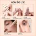 2Pcs 4-in-1 Liquid Foundation Primer, Concealer & Powder | Buildable Coverage for Medium Skin Tones | Flow-Through Sponge Applicator - Buy Online on GoSupps.com