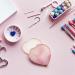 2 Pi ces Nail Art Palette Resin Heart Shaped Mixing Plate With Edge For Manicure Color Mixing And Cosmetic Use - Buy Online on GoSupps.com