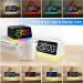 JALL Digital Alarm Clock with FM Radio for Bedroom, 8 Colors Night Light with 2 Charging Port, Sleep Sound Machines with Timer, Dual Alarm, Loud Alarm and Easy to Use for Seniors and Kids as Gift - Buy Online on GoSupps.com