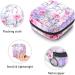 Women's Portable Period Kit - Bonds Storage Pockets Holder in White Floral Pattern | Feminine Product Bag for Girls - Buy Online on GoSupps.com