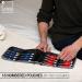 Lewis N. Clark AM/PM Folding Pill Organizer + Supplement Case - 16 Slot Black - Buy Online on GoSupps.com
