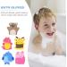 TOYANDONA Shower Puff 5pcs Bath Gloves - Kids Body Scrubber & Wash Mitt Set - Buy Online on GoSupps.com