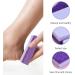 6 Pcs Pumice Stone for Feet Double Sided Foot Scrub Feet Hard Skin Callus Remover Scrubber Ideal for Smooth Heels Exfoliating Dead Skin Suitable for Home and Beauty Salons(Purple) - Buy Online on GoSupps.com