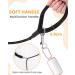 HAPPY HACHI 15m/50ft Reflective Dog Training Lead | Nylon Rope with Soft Handle and 2 Swivel Clips | Ideal for Large, Medium, and Small Dogs | Black - Buy Online on GoSupps.com
