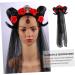 HAPINARY Halloween Headband Hair Bands for Womens Hair Horn Headbands for Women Horn Hair Band Horn Rose Hair Band Instrument for Pedicures for Family Comb Miss Charm Plastic Resin - Buy Online on GoSupps.com
