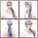 JarseHera Bamboo Cotton Chemo Newsboy Cap & Scarf Set - Light Gray - Buy Online on GoSupps.com