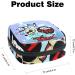 Skull Multicoloured Sanitary Napkin Storage Bag Menstrual Cup Pouch - Girls Women Ladies Period Pads Holder - Buy Online on GoSupps.com