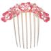 PATKAW Flower Hair Comb Wedding Bridal Hair Comb Clip Wedding Hair Styling Hair Comb