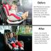 iZoeL Car Sun Shade for Kids 2 PCS | Static Cling Side Window 80GSM Sunshades with Cute Animal Design | Includes 8 Suction Cups and Storage Bag | UV Rays Protection | Green - Buy Online on GoSupps.com