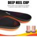 Orthotic Insole Insert for Flat Feet & Plantar Fasciitis | Full Length Metatarsal Arch Support & Shock Absorption | Unisex | Size UK-13 (12.2 inches) | Black - Buy Online on GoSupps.com