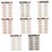 VINTORKY 8pcs Imitation Eco Eyebrow Sticker Eyebrow Grooming Shaping Kit Fake Stickers Transfer Stickers