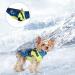 Winter Waterproof Dog Jacket | Warm Reflective Vest for Small & Medium Dogs - Windproof & Cozy (Blue M) - Buy Online on GoSupps.com