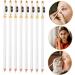 PLAFOPE 12pcs Eyebrow Pencil Sharpener Eyebrows Pencil Portable Eyebrow Pencil Eye Brow Pencil White Wooden - Buy Online on GoSupps.com