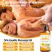 Ginger Oil Massage Therapy - Lymphatic Drainage & Sore Muscle Relief | Natural Ginger Body Oil with Arnica - Warming Soothing Gua Sha Massage Oil - Buy Online on GoSupps.com