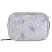 Pfrewn Pill Organizer Case 7 Day Watercolor Daisy Flowers and Butterfly Travel Pill Box with Zipper Portable Small Weekly Vitamin Medicine Supplement Holder Pouch Bag