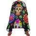 Kigai Skull Flowers Barber Cape | Professional Waterproof Hair Cutting Cape for Men & Women | Adjustable Snap Closure Hairdressing Cape - Buy Online on GoSupps.com
