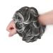 Girls Messy Curly Big Hair Scrunchies - Synthetic Donut Updo Hair Piece (Natural Black Tip Gray) - 2.82 oz - Buy Online on GoSupps.com